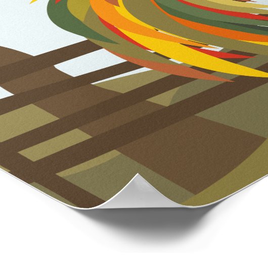 Teelt op het Poster van de Omheining (Hoek)