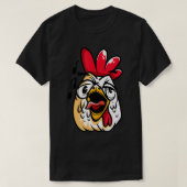 Teelt Rooster Face Chicken Bird Animals T-shirt (Design voorkant)