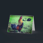 Teelt Rooster Funny 90th Birthday Kaart<br><div class="desc">Een kleurrijke rooster die met trots dierlijke foto's kraait op een 90e verjaardagskaart. U kunt om het even welke tekst met de aanpassingsoptie toevoegen of veranderen om uw eigen persoonlijke aanraking toe te voegen.</div>