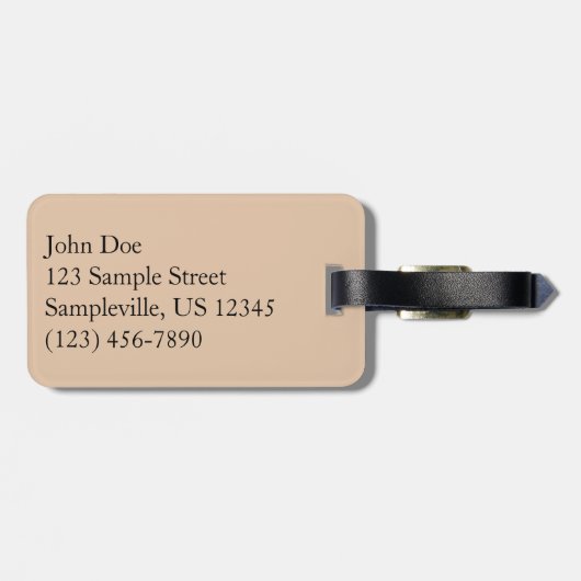 Teelt tussen rotsen in het natuurpark Zion Bagagelabel (Achterkant horizontaal)