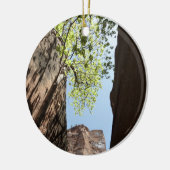 Teelt tussen rotsen in het natuurpark Zion Keramisch Ornament (Links)