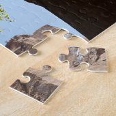 Teelt tussen rotsen in het natuurpark Zion Legpuzzel (Zijkant)