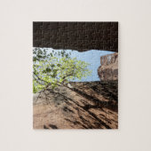 Teelt tussen rotsen in het natuurpark Zion Legpuzzel (Verticaal)