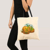 Teelt van Sinaasappel plantaardige Canvas tas