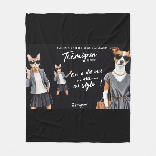 TEEMIGNON FLEECE DEKEN (Voorkant)