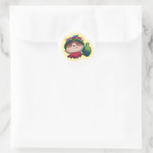 Teemo League of Legends duikt Schattige op Ronde Sticker (Tas)