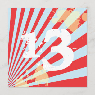 Teen Birthday Party Invitation   Jongen Kaart