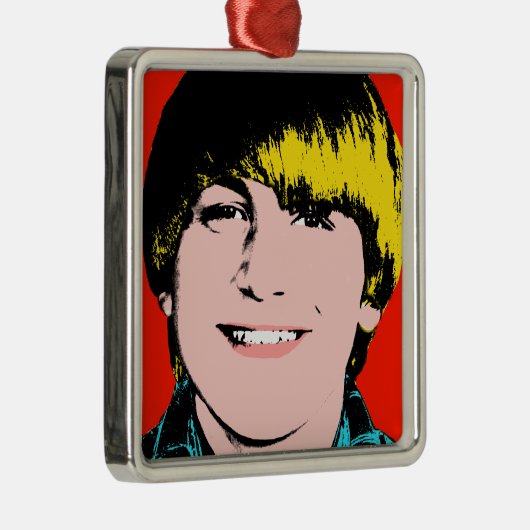 Teen Boy Custom Pop Art Keepomwille Ornament (Rechts)