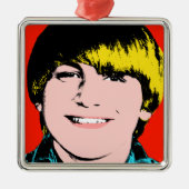 Teen Boy Custom Pop Art Keepomwille Ornament (Voorkant)