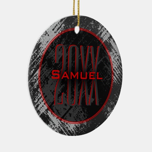 Teen Boy Keramisch Ornament (Rechts)