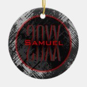 Teen Boy Keramisch Ornament (Voorkant)