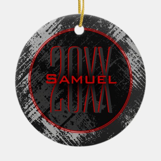 Teen Boy Keramisch Ornament (Voorkant)