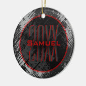 Teen Boy Keramisch Ornament (Links)