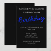 Teen Boy Mannen Man Verjaardagsfeest Kaart (Voorkant / Achterkant)