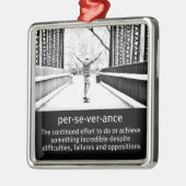 Teen Boy Riding Longboard Metalen Ornament (Links)