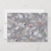 Teen Boy Rock Klimmen Verjaardag Party Uitnodiging (Achterkant)