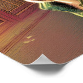 Teen cat green sweater urban alien poster (Hoek)