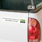 Teen CERT-bumpersticker Bumpersticker (Op Truck)