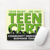 Teen CERT Mousepad Muismat (Met muis)