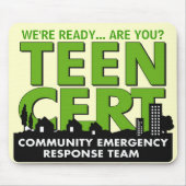 Teen CERT Mousepad Muismat (Voorkant)