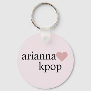 Teen Cute Pink Love Heart Aesthetics Sleutelhanger