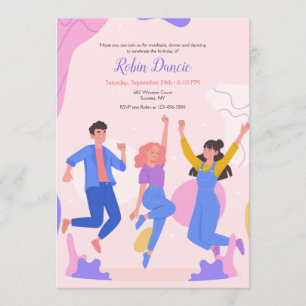 Teen Dance Party Kaart