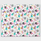 Teen Dream Cheerleader Pattern Cadeaupapier (Vlak)