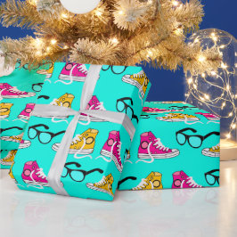 Teen Dream Cheerleader Pattern Cadeaupapier