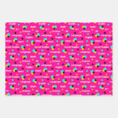 Teen Dream Cheerleader Pattern Inpakpapier Vel (Voorkant 2)