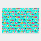 Teen Dream Cheerleader Pattern Inpakpapier Vel (Voorkant 2)