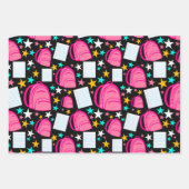 Teen Dream Cheerleader Pattern Inpakpapier Vel (Voorkant 3)