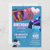 Teen Esthetische Y2k Camera foto verjaardag Kaart (Voorkant)