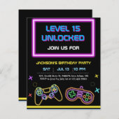 Teen Gaming Gamer Boy Video Game Player (Voorkant / Achterkant)