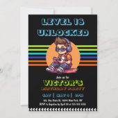 Teen Gaming Gamer Boy Video Game Player Birthday Kaart (Voorkant)