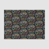 Teen Gaming Gamer Video Game Player Birthday Tissuepapier (Voorkant)