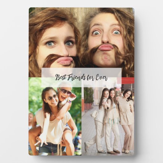 Teen/Gen Z gestileerde Schattigee BFF esthetiek Fotoplaat (voorkant)