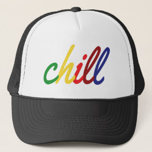 Teen Girl Chill Retro Colors Trucker Pet