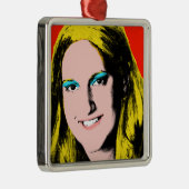 Teen Girl Custom Pop Art Keepomwille Ornament (Rechts)