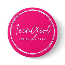 Teen Girl Jeugd Ministerie Button