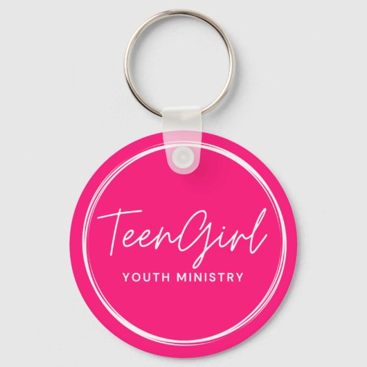 Teen Girl Jeugd Ministerie Sleutelhanger (Voorkant)