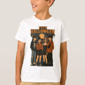 Teen Halloween Night Kinder Basic T-shirt (Voorkant)