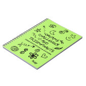 Teen Journal met doodles Notitieboek (Linkerzijde)