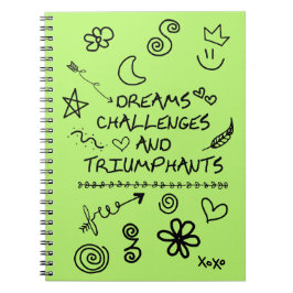 Teen Journal met doodles Notitieboek