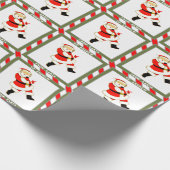 Teen kerstfeestdag cadeau cadeaupapier (Hoek)