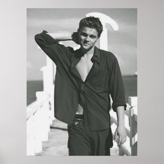 Teen Leonardo Di Caprio Poster (Voorkant)