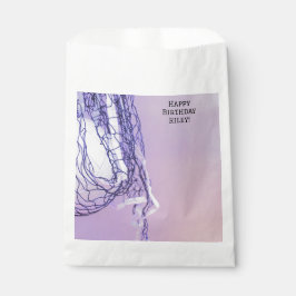 Teen Light Paarse Net & Volleybal Sport Bedankzakje