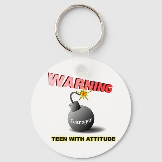 Teen met houding sleutelhanger (Voorkant)