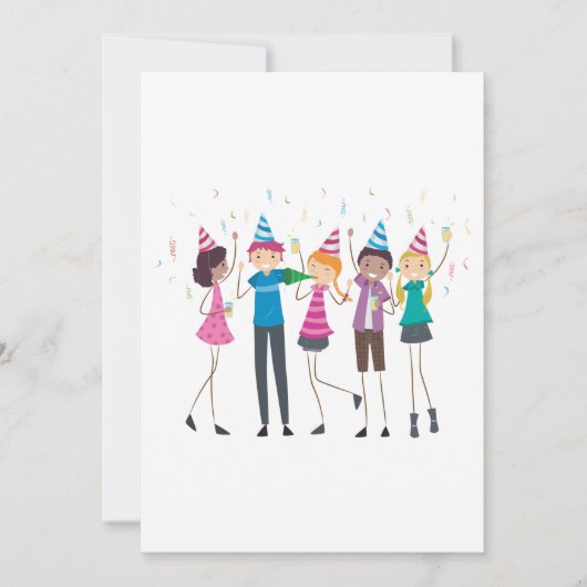 Teen-partij Kaart (Voorkant)