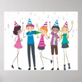 Teen-partij Poster (Voorkant)