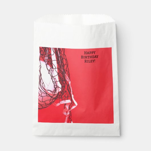 Teen Red Net & Volleybal Sport Bedankzakje (Voorkant)